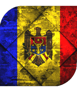 Carré Moldavie Europe Drapeaux 