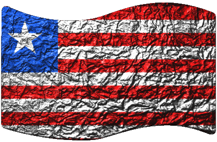 Rechteck Liberia Afrika Fahnen 
