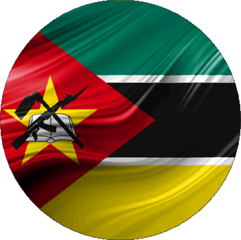 Rond Mozambique África Banderas 