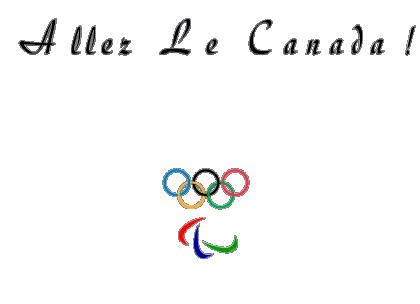 Jeux Olympiques Allez Le Canada French Messages 