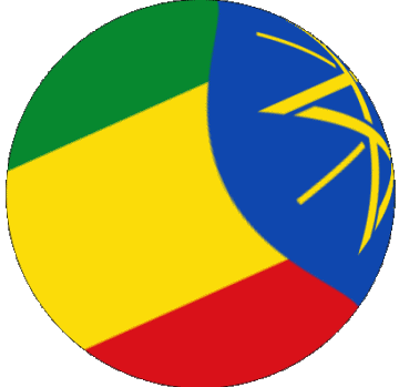 Sphere - Cube Ethiopia Africa Flags 