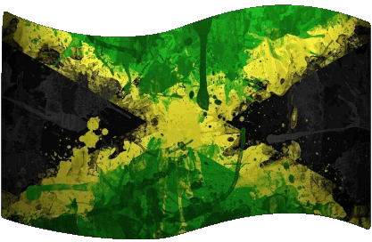 Rectángulo Jamaica América Banderas 