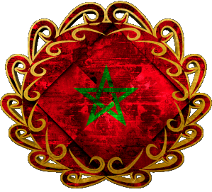 Forme 01 Maroc Afrique Drapeaux 