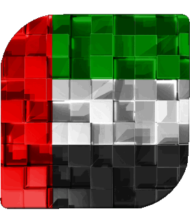 Platz Vereinigte Arabische Emirate Asien Fahnen 