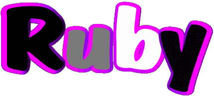 Ruby R WEIBLICH  - UK - USA - IRL - AUS - NZ Vorname 