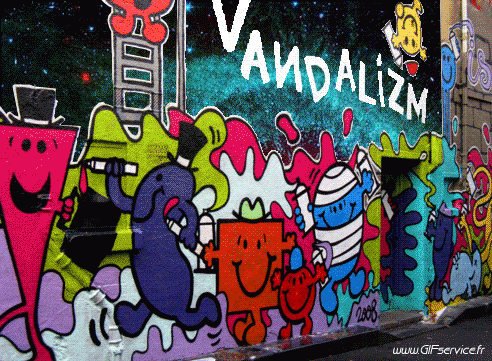 Series 01 Street Art Graffiti Umorismo -  Fun 