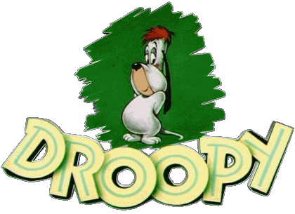 Droopy Logo Tex Avery Cartoons TV Filme Multimedia 