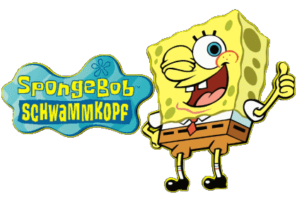 Deutsches Logo Sponge Bob Schwammkopf Cartoons TV Filme Multimedia 
