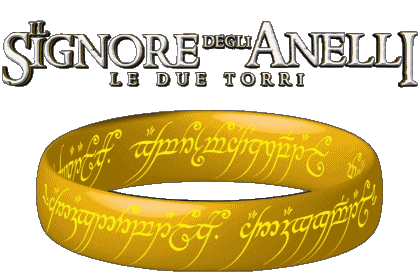 Italienisches Logo Die Zwei Turme Der Herr der Ringe V International Multimedia 
