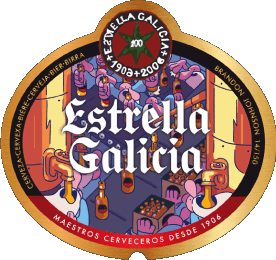 Estrella Galicia Spanien Bier Getränke 