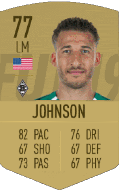Fabian Johnson U S A F I F A - Karten Spieler Videospiele Multimedia 