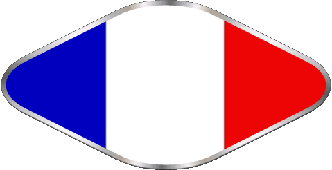 Oval National Frankreich Fahnen 