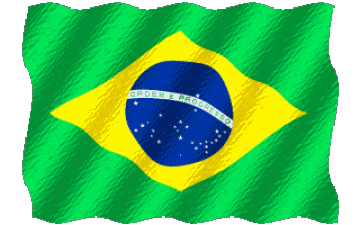 Ondulación Brasil América Banderas 