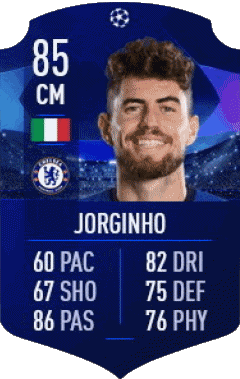 Luiz Frello Filho Jorge - Jorginho Italien F I F A - Karten Spieler Videospiele Multimedia 