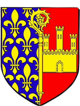 Blasone-Blasone SAINT OUEN L_AUMONE 95 Dipartimenti - Città Francia Bandiere 