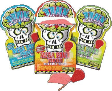 Brain Blasterz Caramelle Cibo 