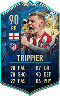 Kieran Trippier Angleterre F I F A - Joueurs Cartes Jeux Vidéo Multi Média 