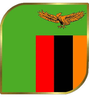 Platz Sambia Afrika Fahnen 