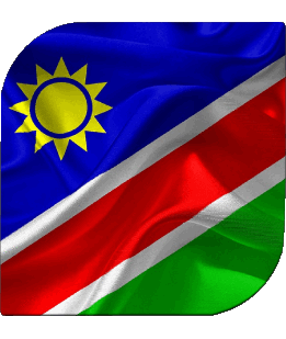 Carré Namibie Afrique Drapeaux 