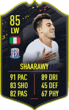 Stephan El Shaarawy Italia F I F A - Giocatori carte Videogiochi Multimedia 