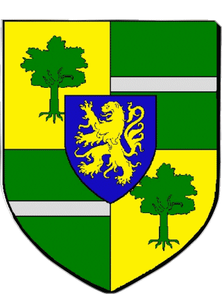 Blasón-Blasón GUEUGNON 71 Departamentos - Ciudades Francia Banderas 