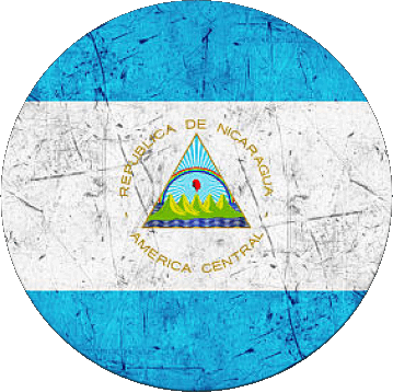 Rond Nicaragua Amériques Drapeaux 