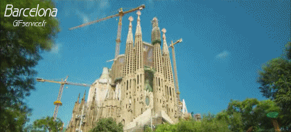 Espagne - Barcelone Luoghi - TimeLapse Umorismo -  Fun 