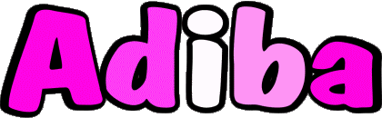 Adiba A WEIBLICH - Maghreb Muslim Vorname 