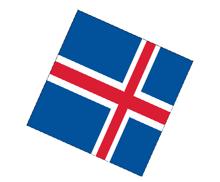 Sphere - Cube Islande Europe Drapeaux 