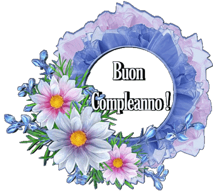 020 Transparent Background Floreale Buon Compleanno Italian Messages 