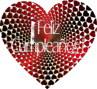 005 Corazón Feliz Cumpleaños Español Mensajes 
