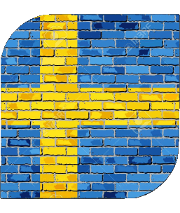 Carré Suède Europe Drapeaux 