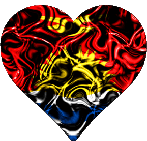 Cuore Kiribati Oceania Bandiere 