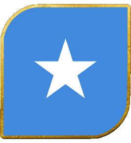 Quadrato Somalia Africa Bandiere 