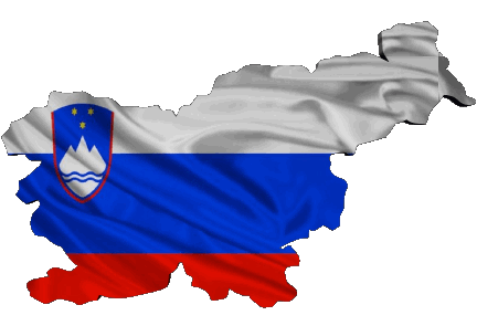 Map Slovenia Europe Flags 