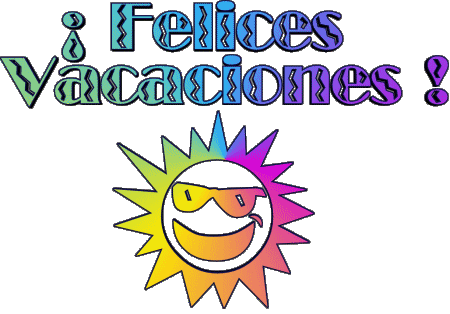 04 Sfondo trasparente Felices Vacaciones Spagnolo Messagi 
