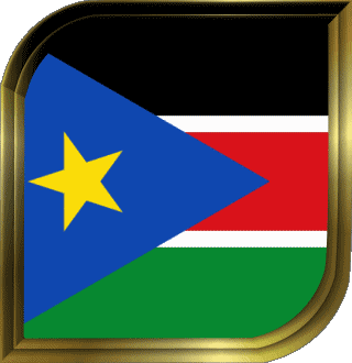 Plaza Sudán del Sur África Banderas 