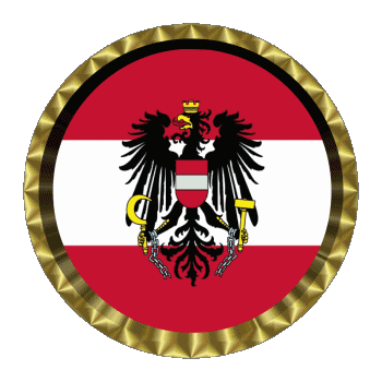 Rotondo - Anelli Austria Europa Bandiere 