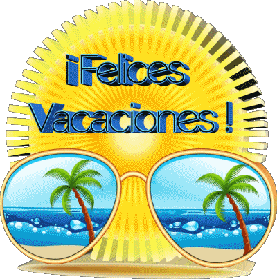 18 Sfondo trasparente Felices Vacaciones Spagnolo Messagi 