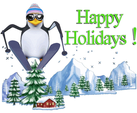 Serie 05 Happy Holidays Winter Anglais Messages 