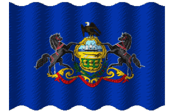 Sventola Pennsylvania U.S.A - Stati America Bandiere 