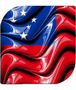 Platz Samoa Ozeanien Fahnen 