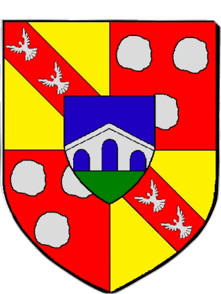 Blasone-Blasone SAINT MAX 54 Dipartimenti - Città Francia Bandiere 