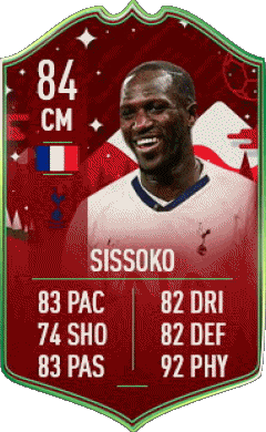 Moussa Sissoko Frankreich F I F A - Karten Spieler Videospiele Multimedia 