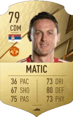 Nemanja Matic Serbien F I F A - Karten Spieler Videospiele Multimedia 