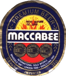 Maccabee Israël Bières Boissons 