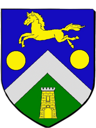 Blazon-Blazon ALLONNES 72 Departments - Cities France Flags 