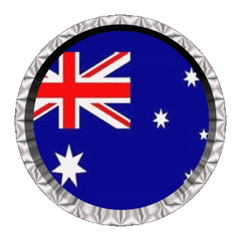 Rond - Anneaux National Australie Océanie Drapeaux 