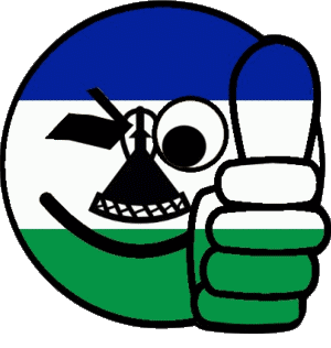 Faccina - OK Lesotho Africa Bandiere 