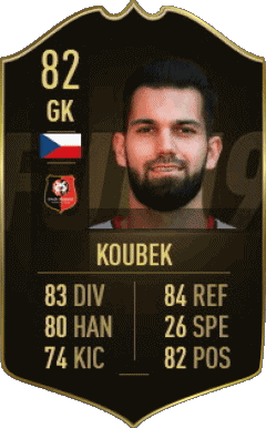 Tomás Koubek Republica checa F I F A - Jugadores  cartas Vídeo Juegos Multimedia 
